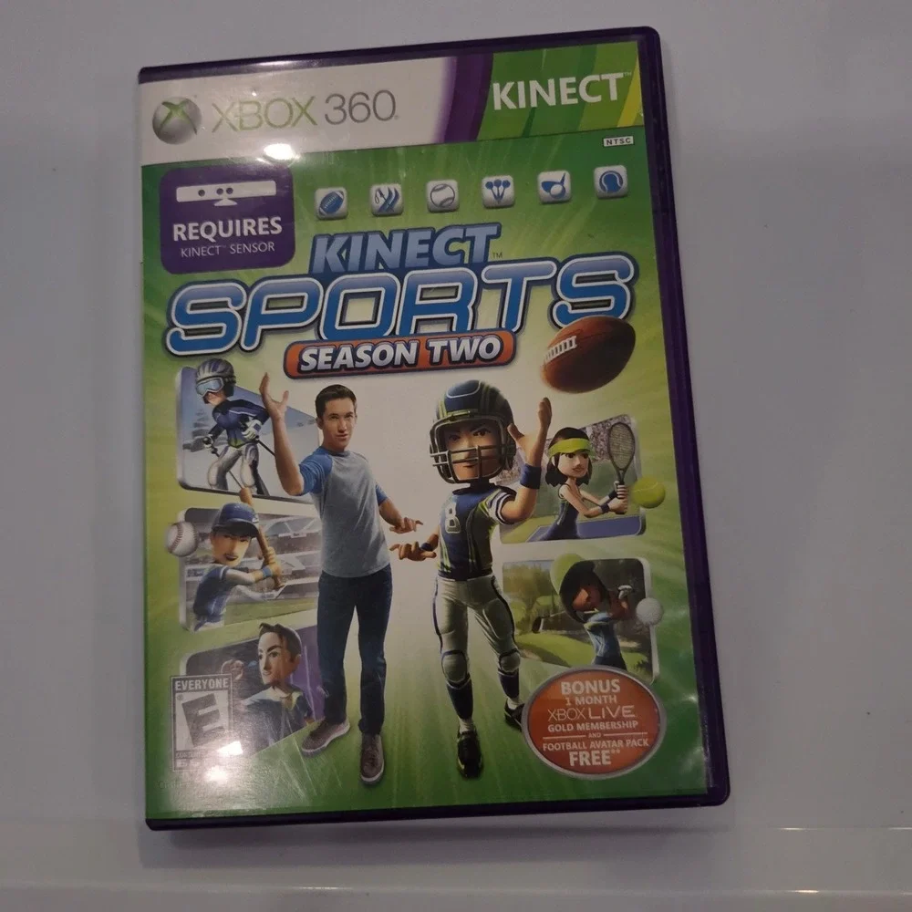 Kinect Sports Season Two Xbox 360 Game Microsoft Studios Rare NTSC E Rating